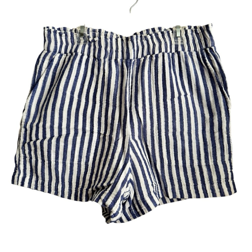 Rails Leighton Blue and White Striped Relaxed Women’s Shorts - Picture 2 of 6